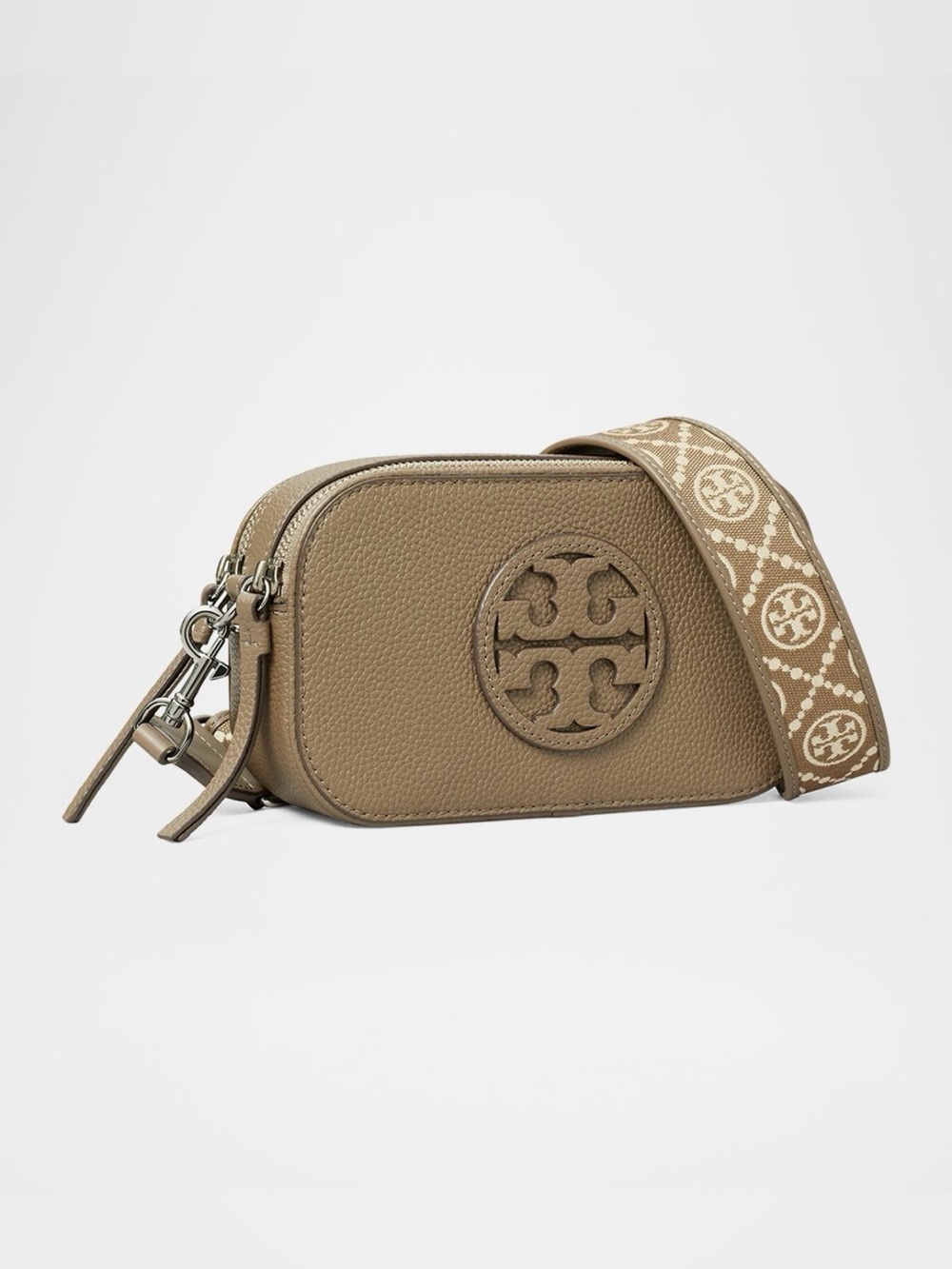 *NWT* Tory Burch Miller Mini Zip Leather Crossbody Bag - Picture 2 of 5